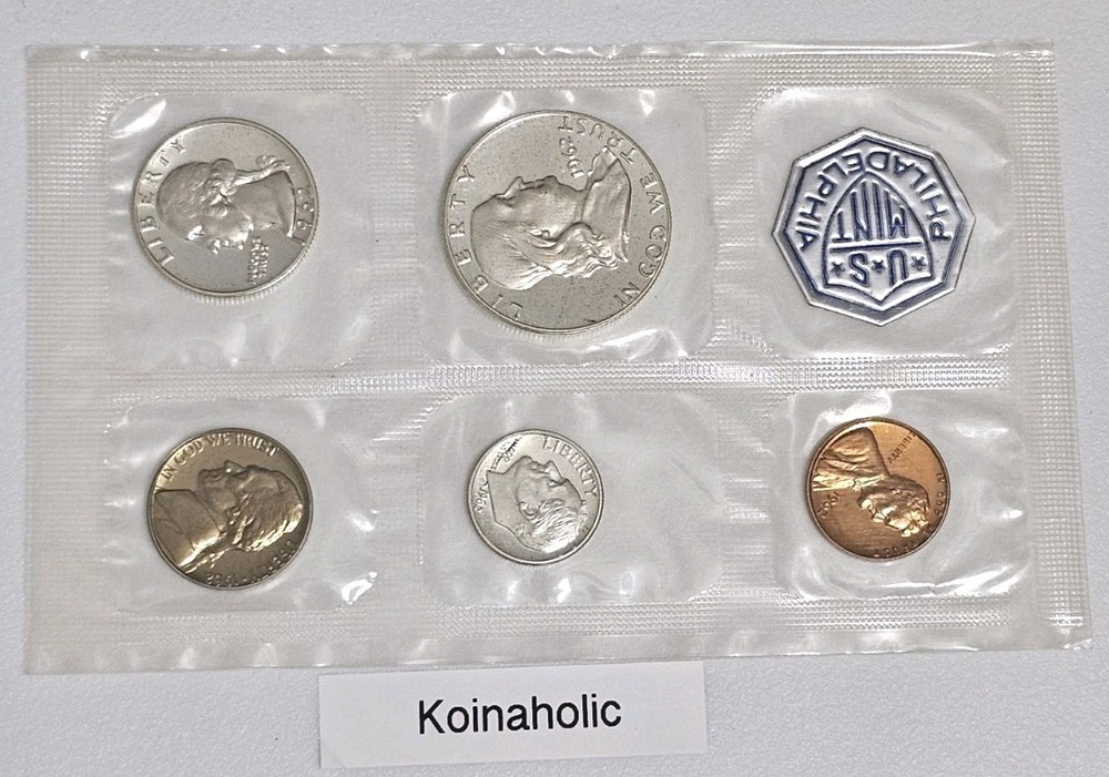 1962 Silver Proof Set with OGP & COA, Spotless Coins, Pulled From Storage