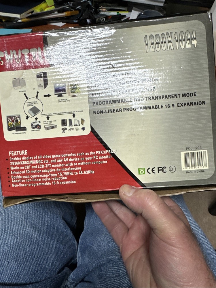 SXGA Converter Shuttle Box with Power Supply