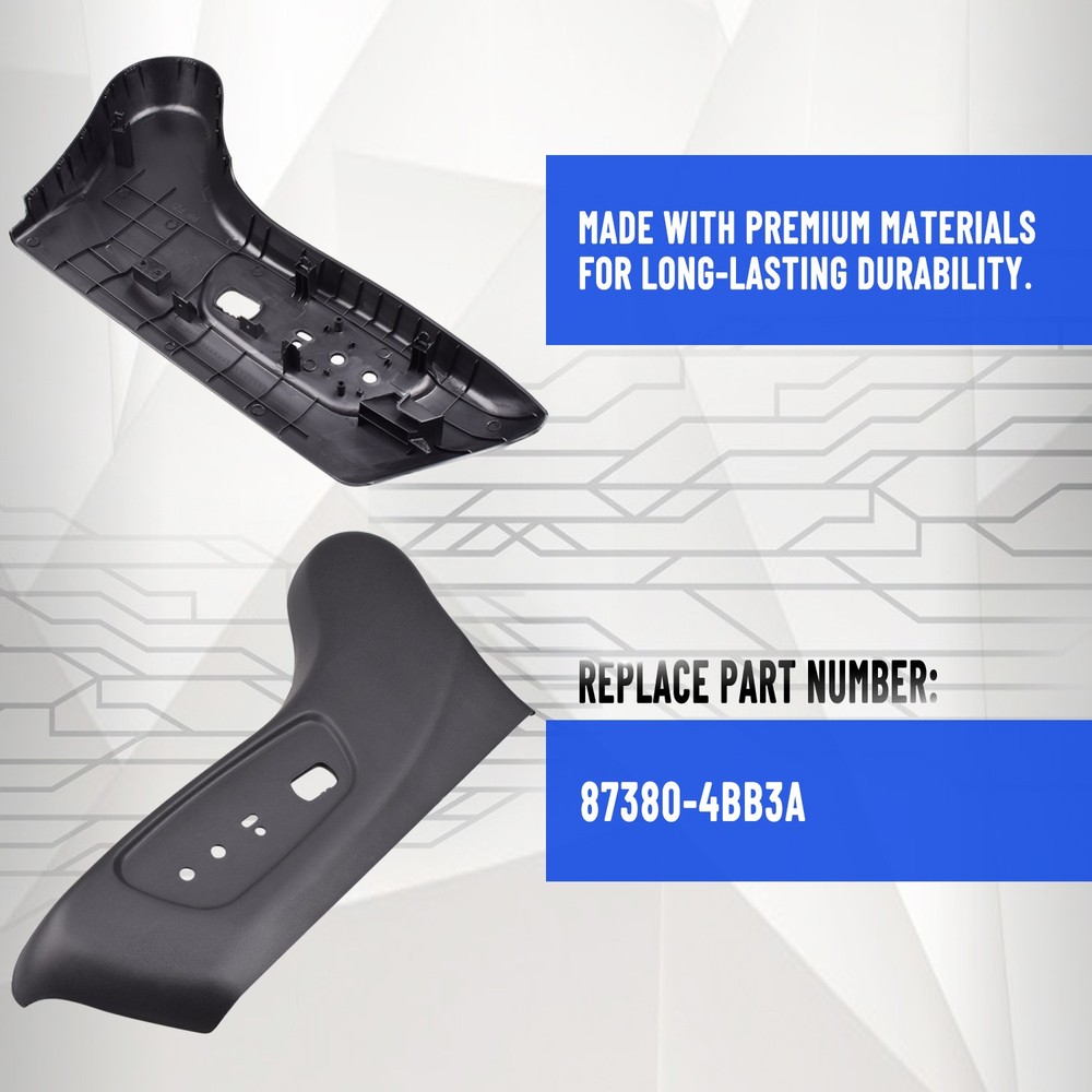 Outer Finish Panel Front Left Driver Seat 87380-4BB3A For Nissan Rogue 2014-2020