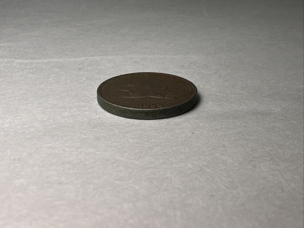 1858 Flying Eagle Cent piece Large Letters