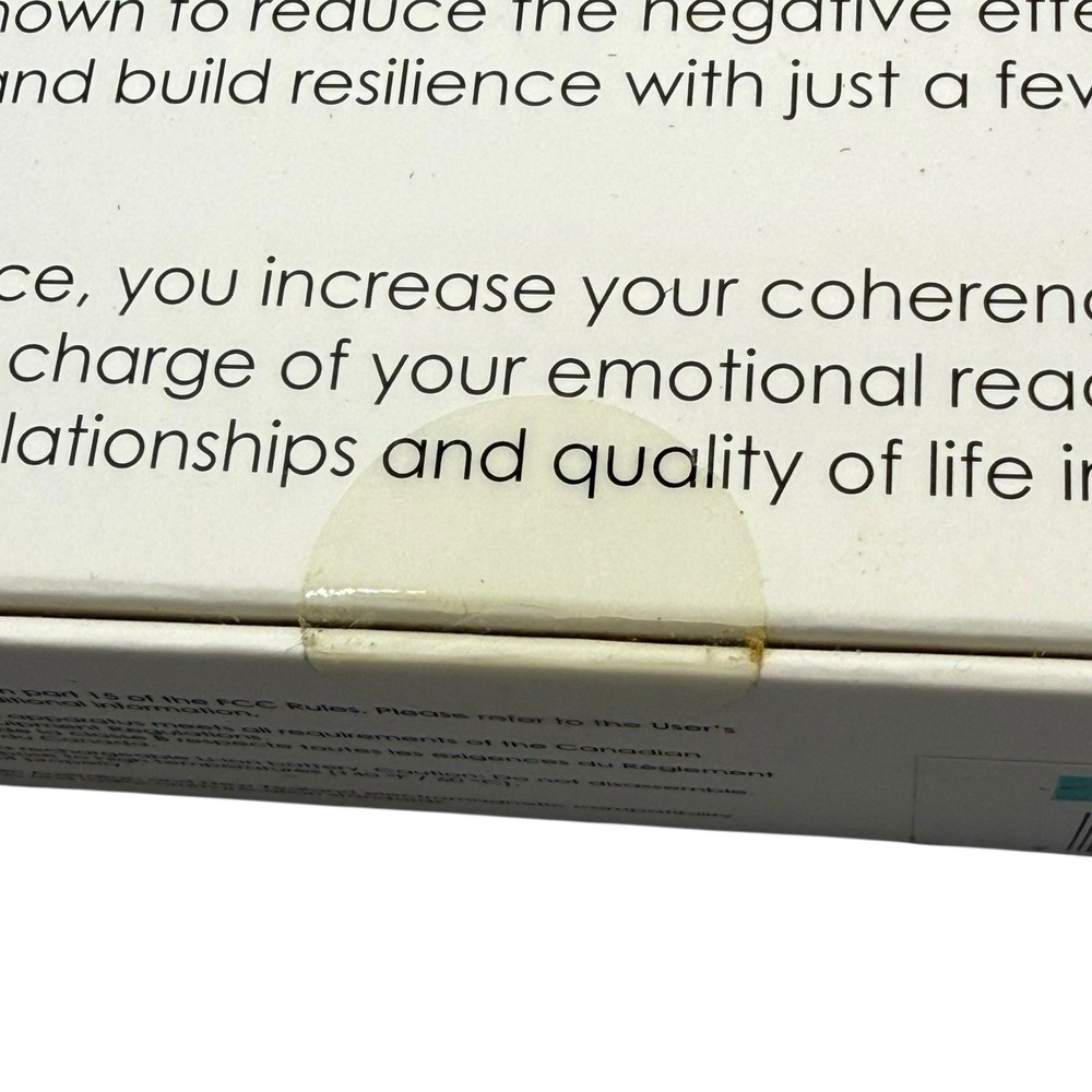 HeartMath emWave2 Stress Relief Device Coherence Biofeedback Trainer New Sealed