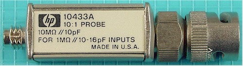 HP 10433A 10:1 PROBE HEAD ASSEMBLY