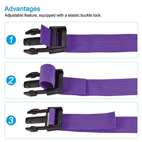 Utility Strap with Buckle 1x20 Inch Polyester Quick Release Adjustable Belt