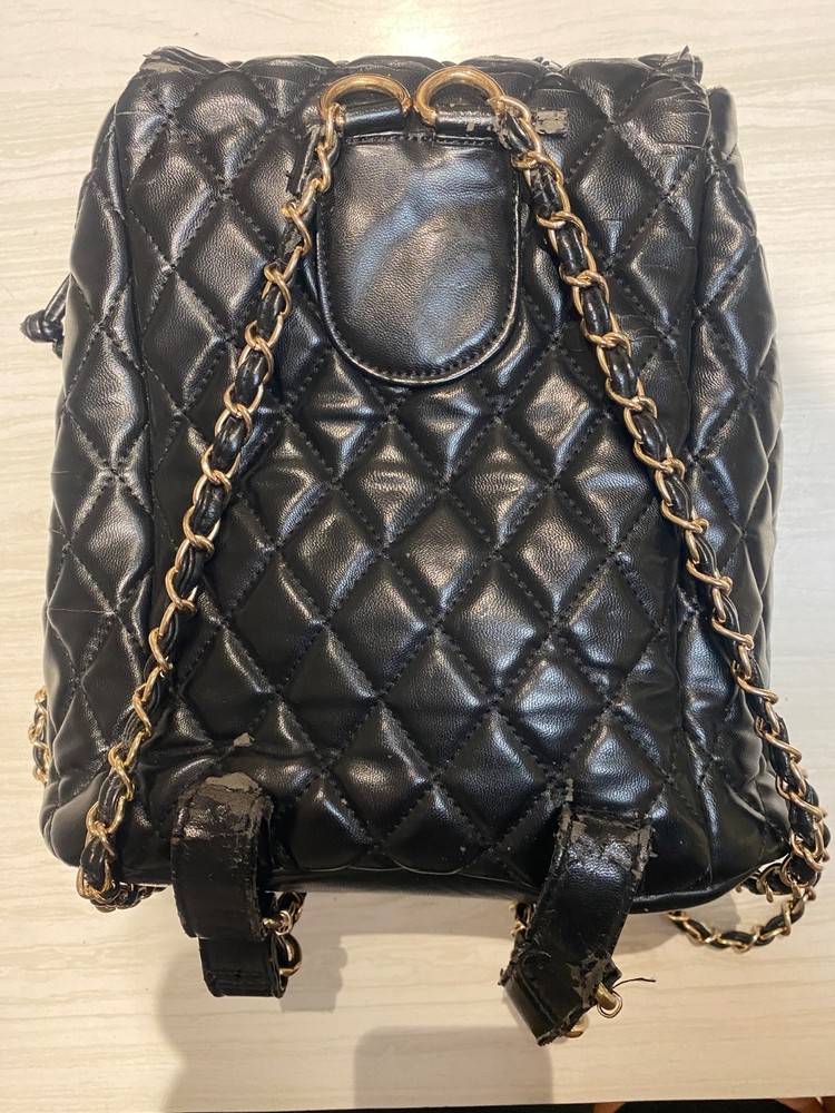 Authentic CHANEL Duma Black Backpack