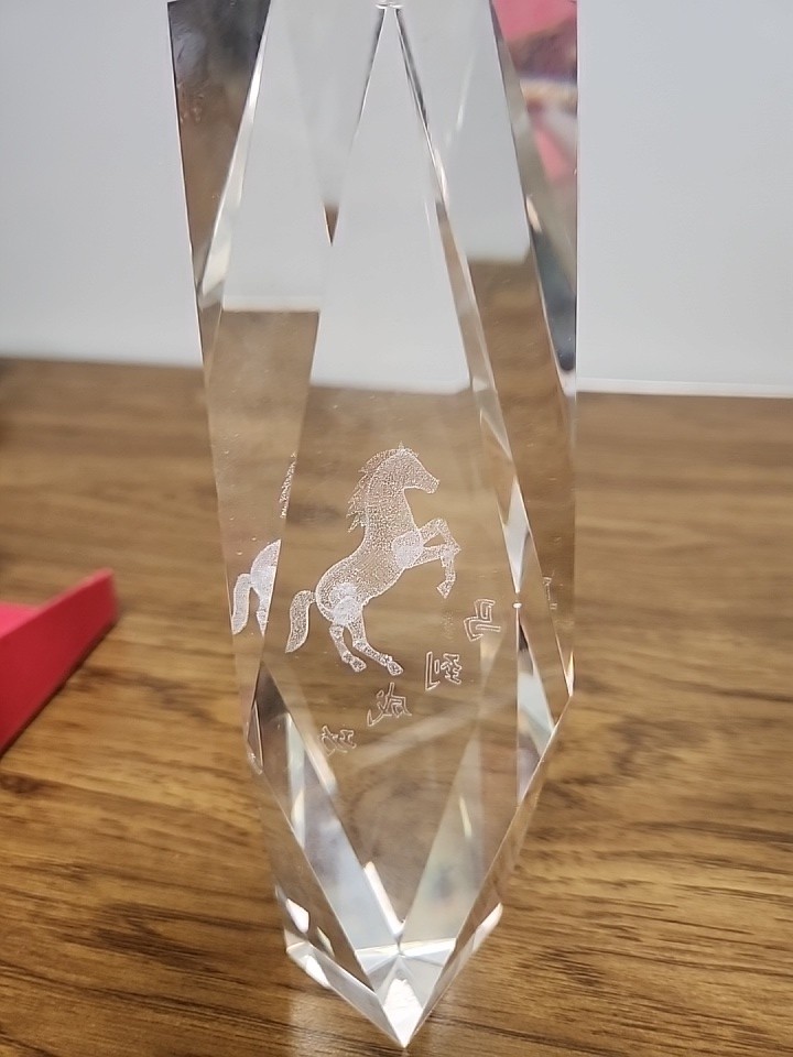 Etched Chinese Crystal