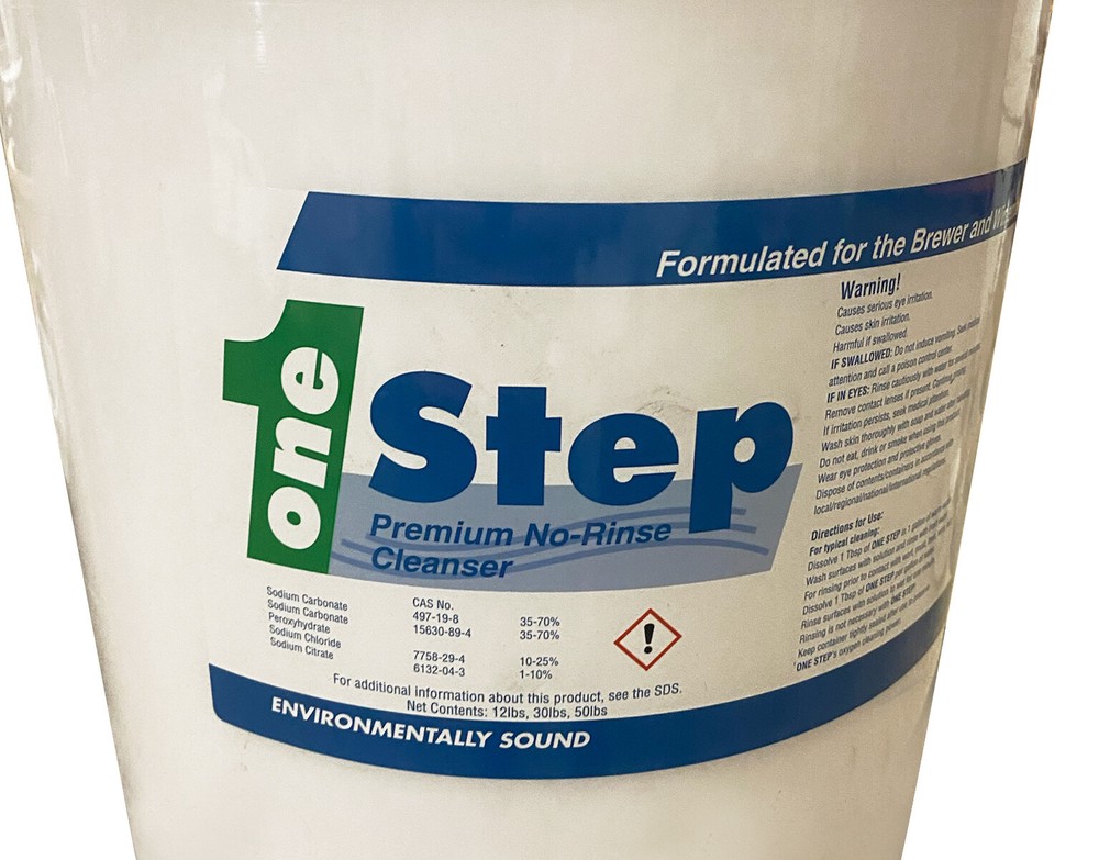 One Step No Rinse Cleanser 50 pounds (50 LB)