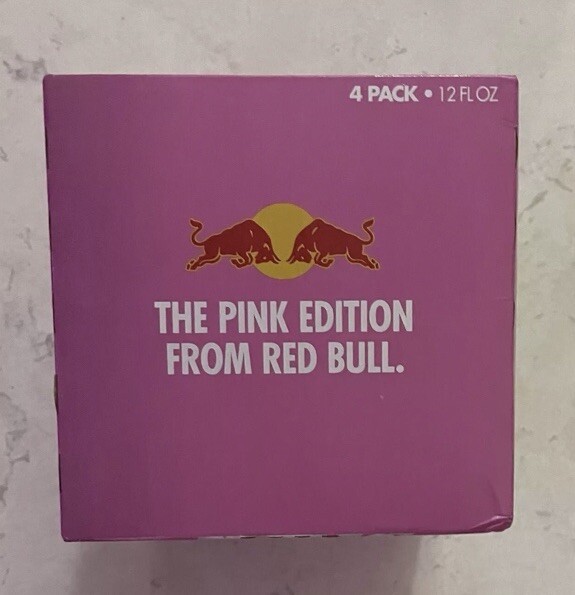 Red Bull Pink Edition 4 Pack 12 OZ Cans