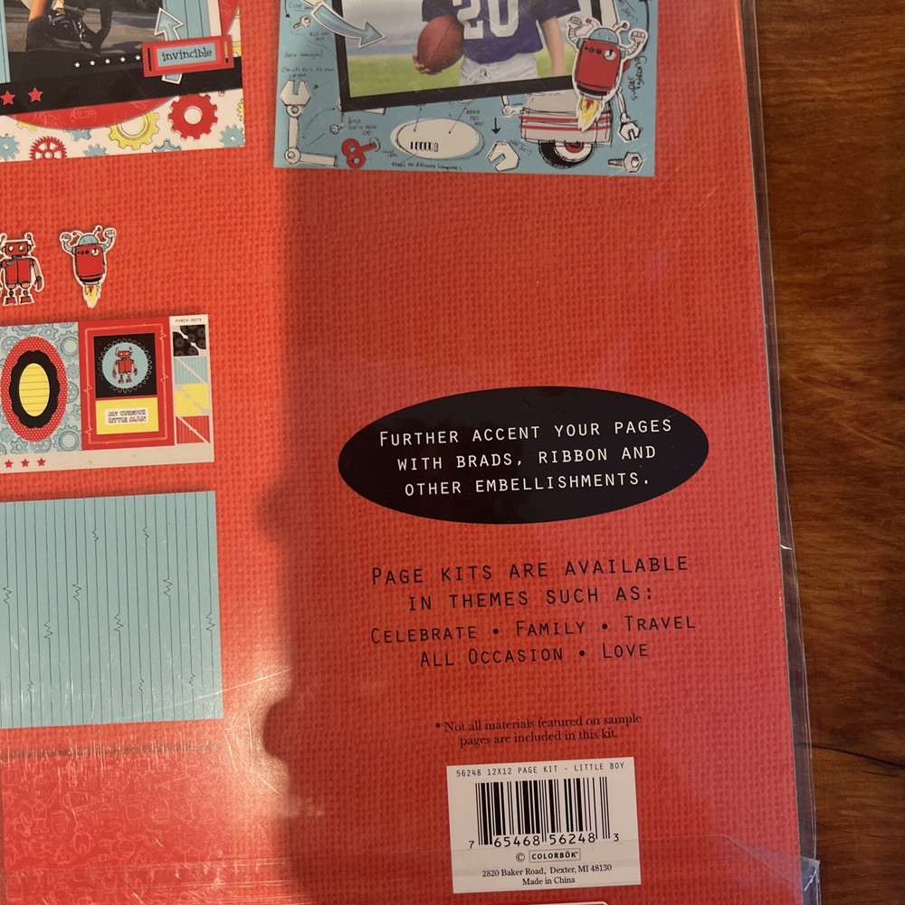 Perfect Pages Scrapbook Page Kit Little Boy