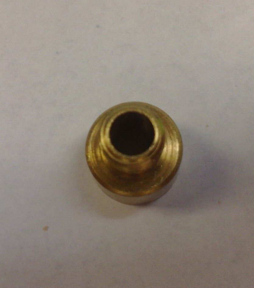 BRASS SCREW ON STANDARD SIZE CIRCULAR BOWL WATER PIPE REPLACEMENT ADD-ON PART