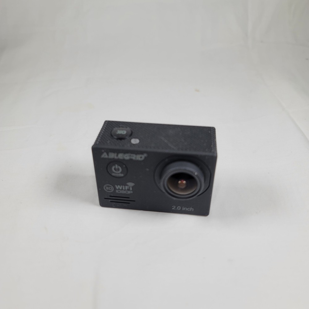 Ablegrid Mini Action Cam Wifi 1080P 2.0inch Display -Missing Battery Door...
