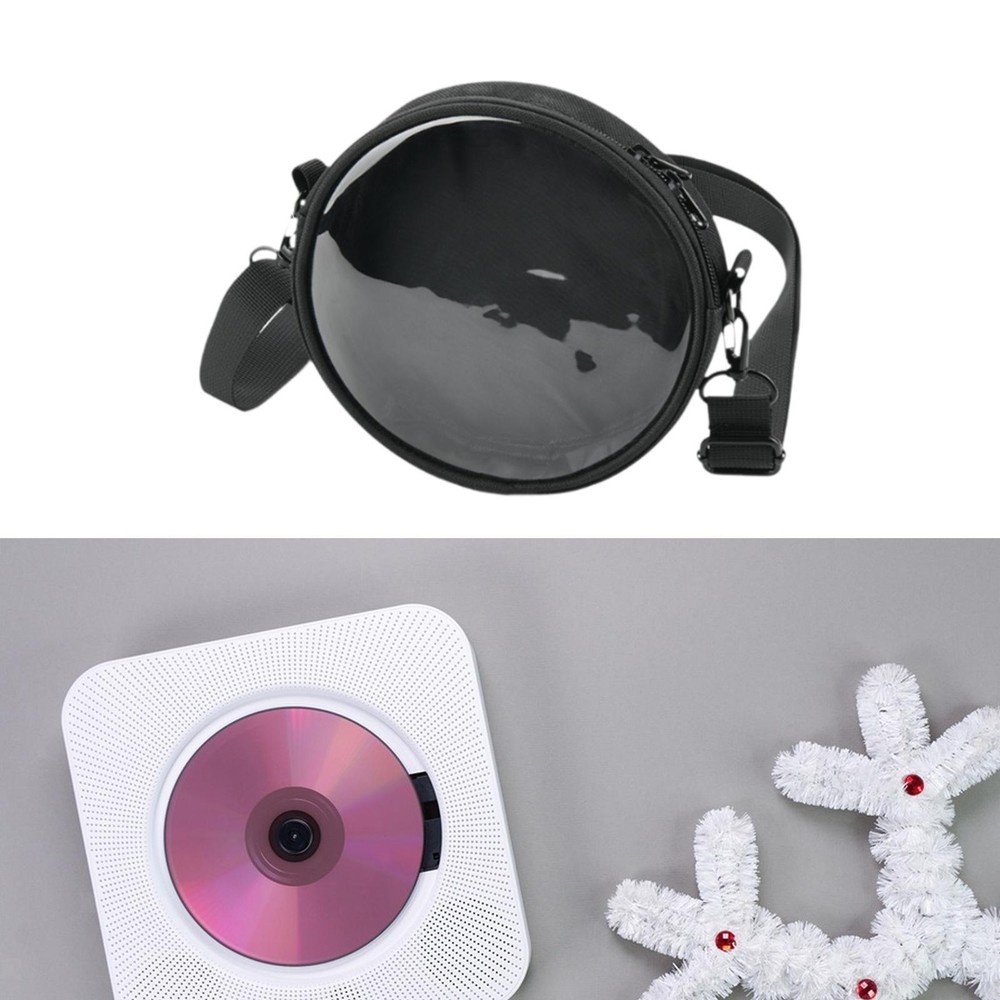 Disk Player CD Players Portable Transparent Window Adjustable Shoulder Strap