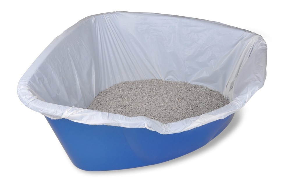 Corner Litter Pan from Van Ness High Sided Design Maximizes Corner Space Usage