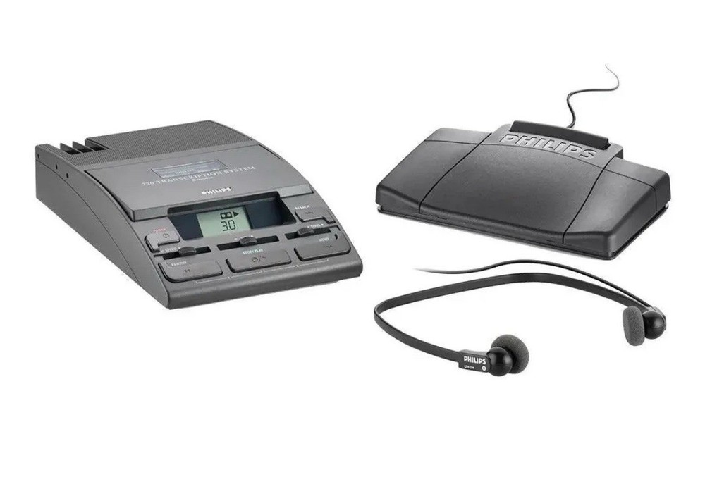 Philips Mini Cassette Transcription Kit LFH-720 - Professional Grade Transcriber
