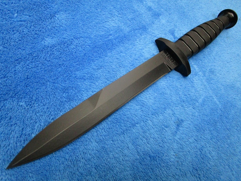 ORIGINAL VINTAGE ONTARIO USA SPEC PLUS SP3-93 DAGGER COMMANDO KNIFE AND SHEATH