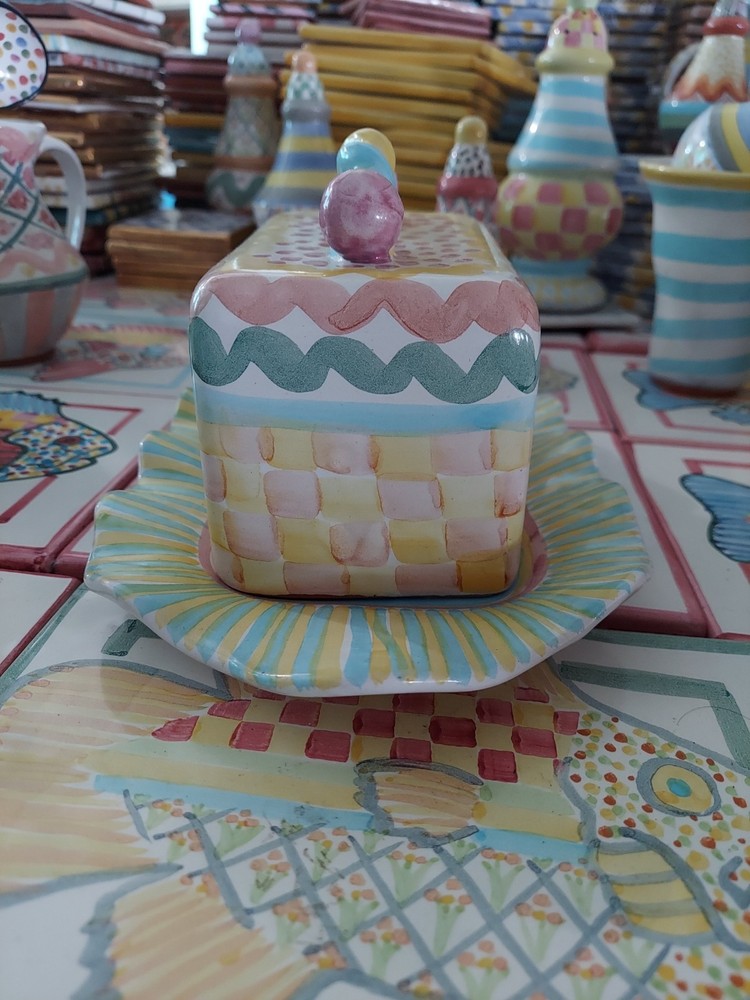 Mackenzie-Childs Aurora Ceramic Butterhouse