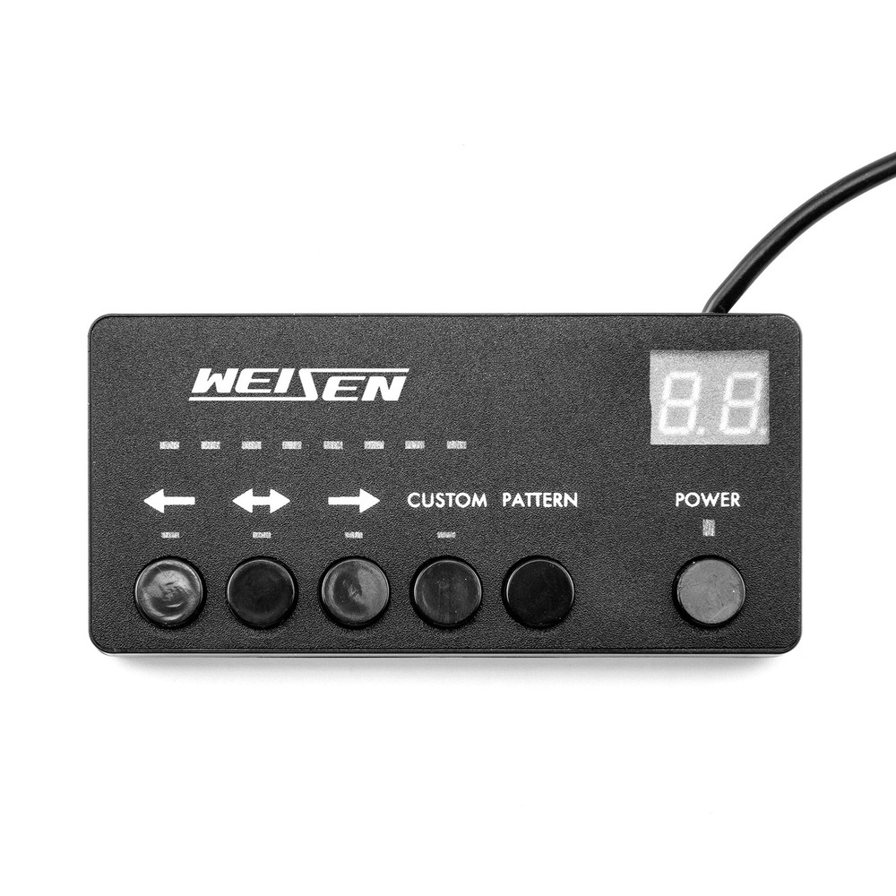 8Pcs 24 LED Strobe Lights Kit Grille Side Marker Emergency Warning w/ Control