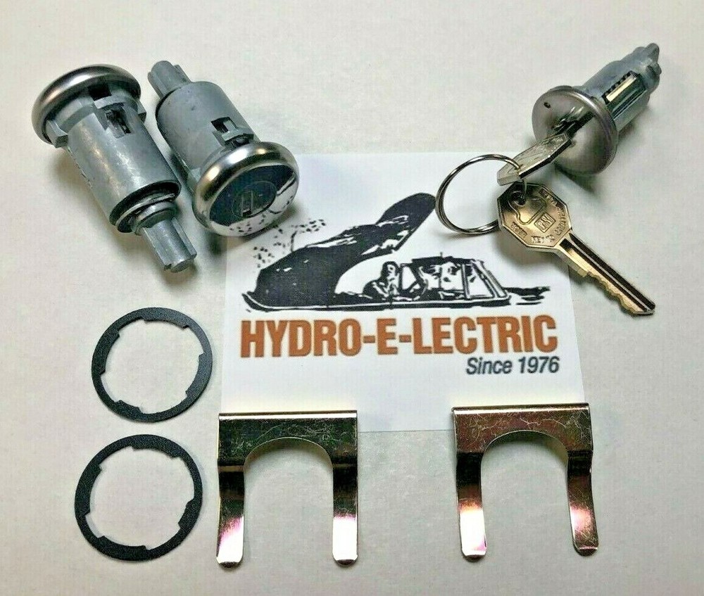 NEW 1968 Cadillac Deville ElDorado Calais 2DR Ignition & Door Lock Set- GM keys