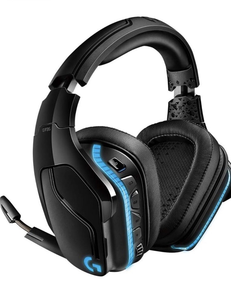 Logitech G935 Headband Gaming Headset - Black / Blue