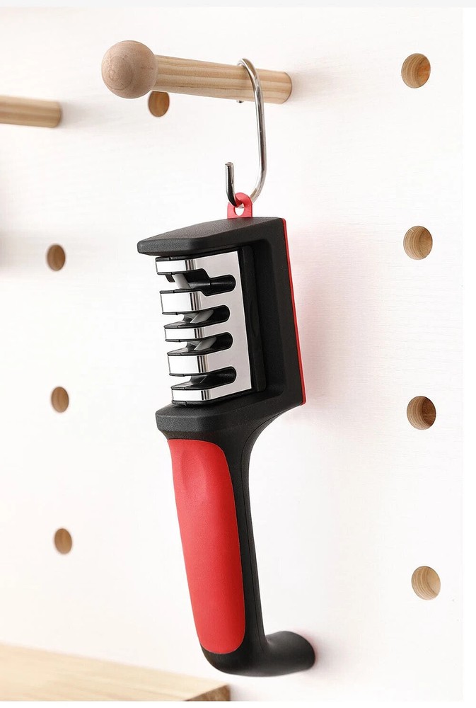 Knife Sharpener Professional Ceramic Tungsten Kitchen Sharpening System 4 Stage*