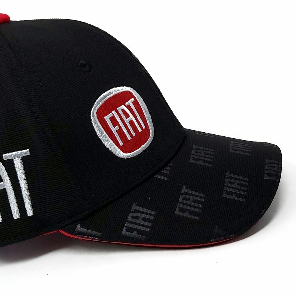 Fiat Hat Black Curved Visor