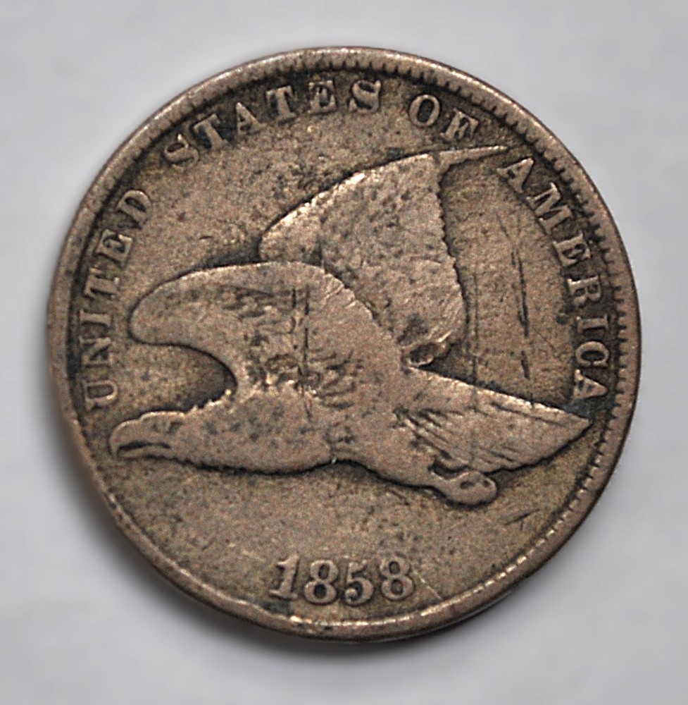 1858 United States One Cent