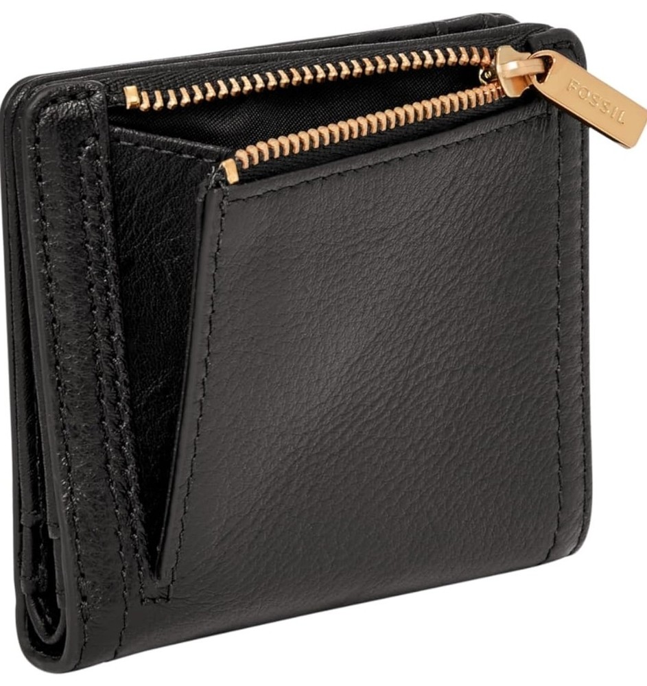 Fossil Logan Black Leather Wallet RFID