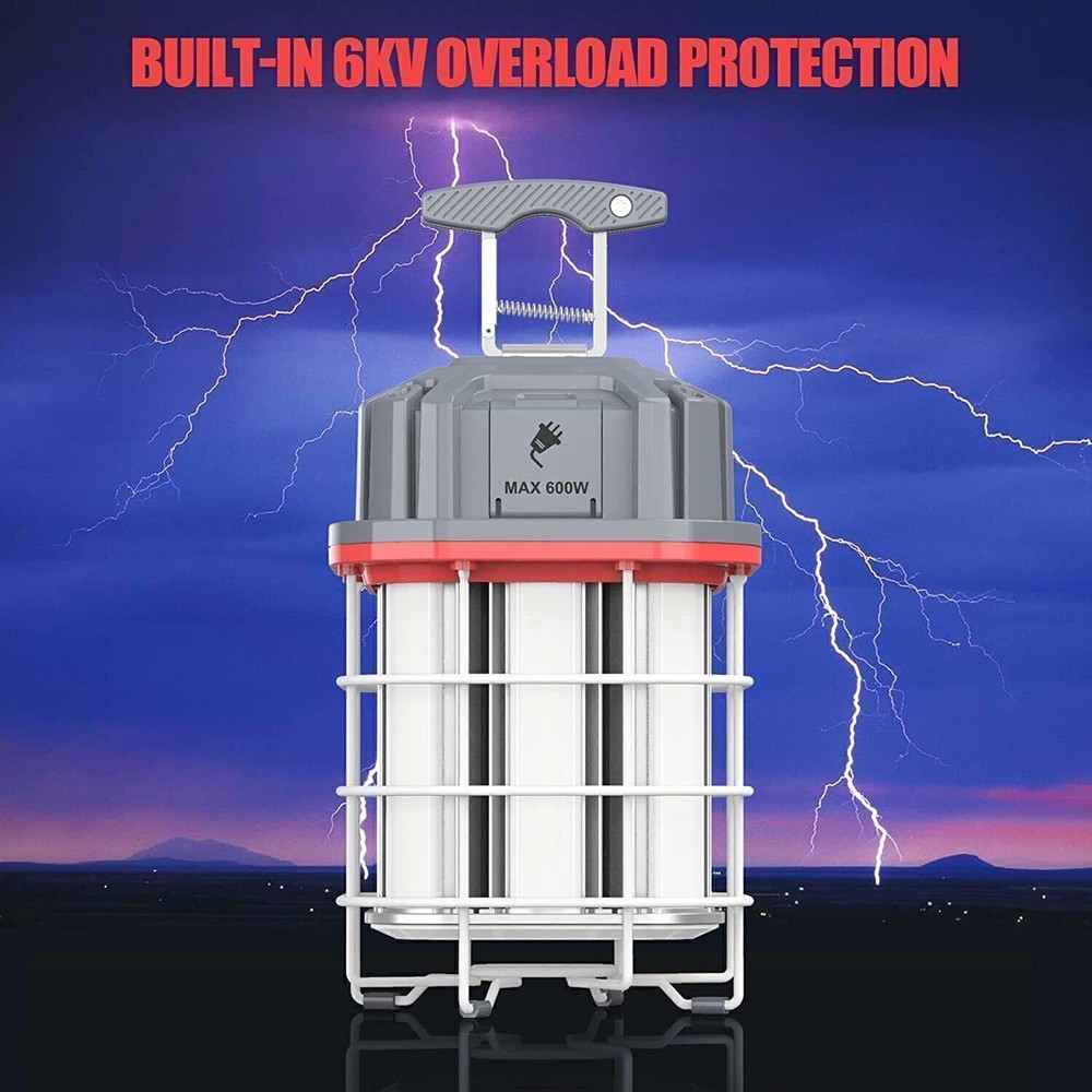 100W LED Temp Jobsite Lightings Linkable Work Light for Construction Workplace