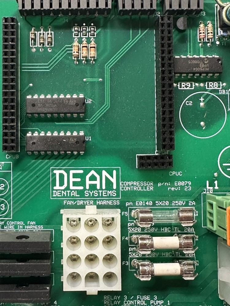 DEAN DENTAL SYSTEMS P/N:E0079 CONTROLLER CIRCUIT BOARD 94V.0 Untested