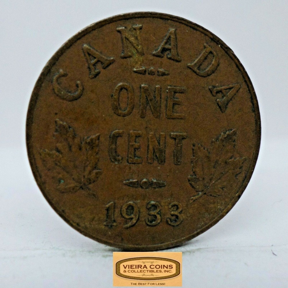 1933 Canada One Cent, Free Shipping -  #C19389NQ