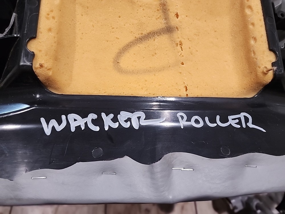 WACKER ROLLER VINYL CUSHION SEAT BACK REST
