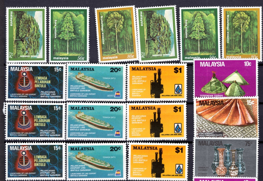MALAYA / MALAYSIA Stamp  MNH Multiple Sets LOT G