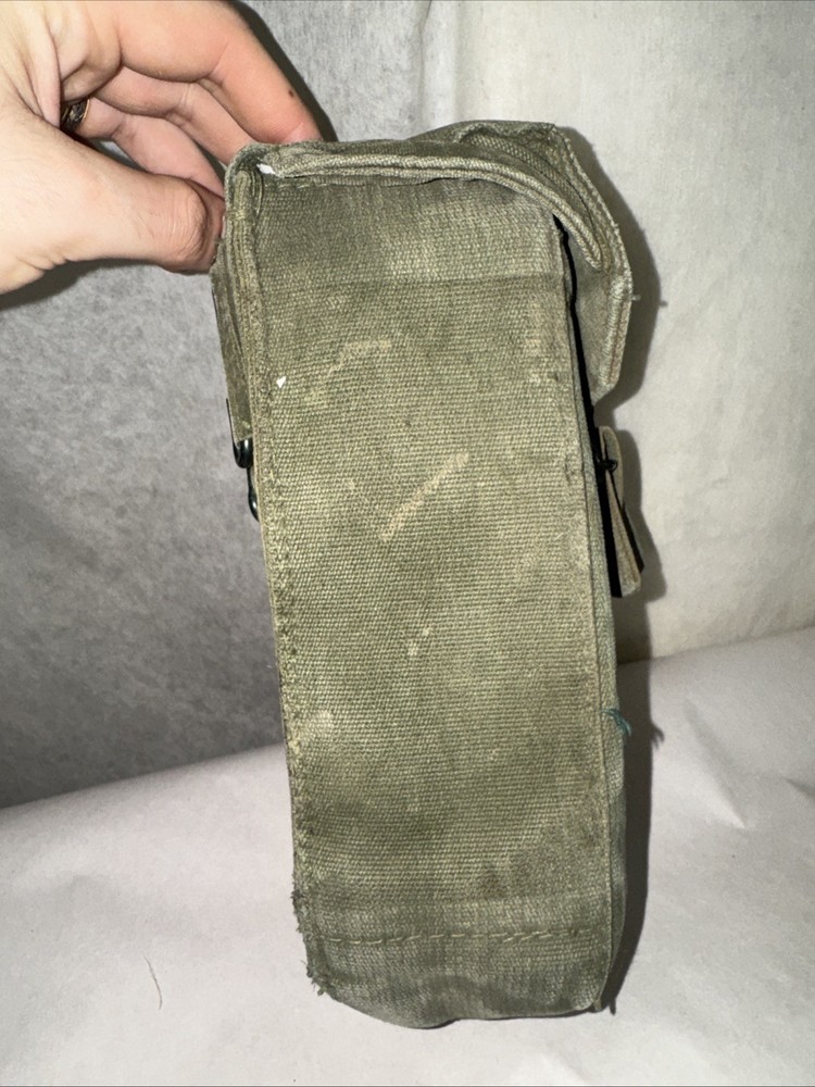 Vintage Canvas Military Pouch