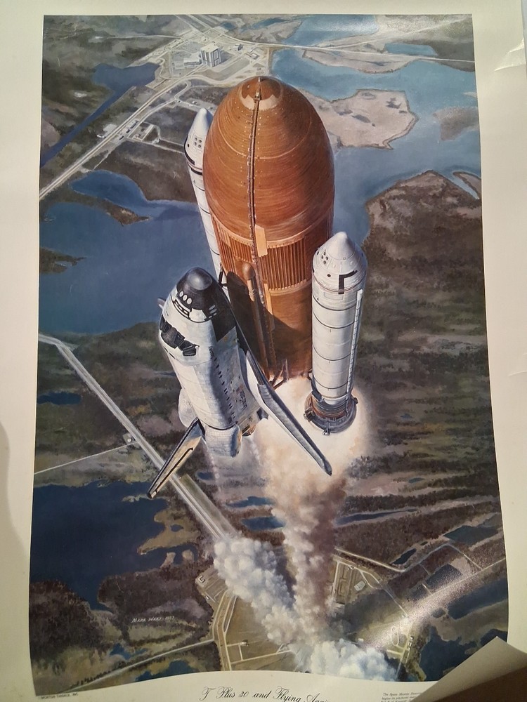 2007 NASA Space Shuttle "T-Plus 30" Print