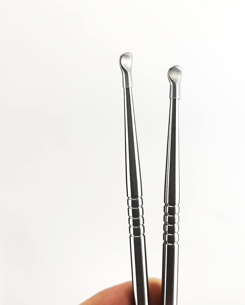 Airgoesin 2pcs Tonsil Stone Removal Pick Tonsillolith Premium Tool Stainless...