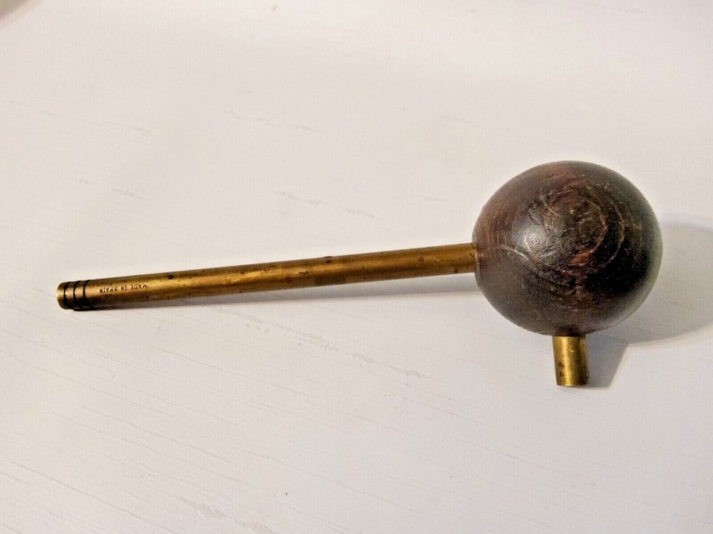 Muzzleloader Ball Starter Vintage Brass & Wood Made in Spain