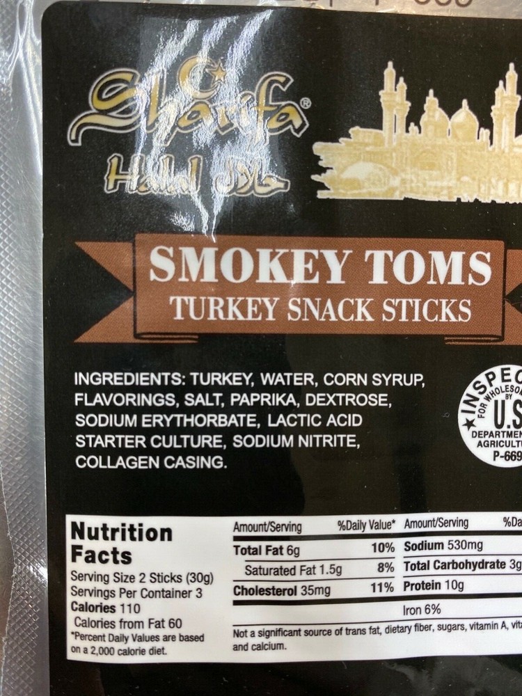 Halal Turkey Sticks