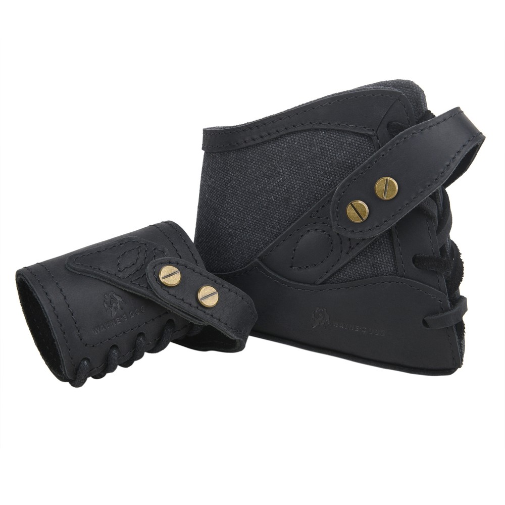 No Drill Needed Canvas Leather Gun Recoil Pad Wrap with Sling Loop