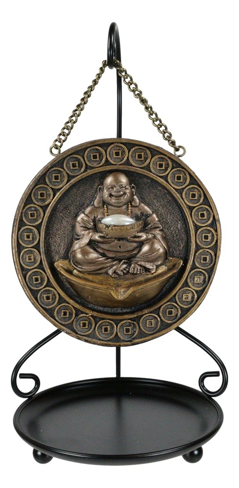 Ebros Buddha Backflow Burner with Stand 9.25" Height