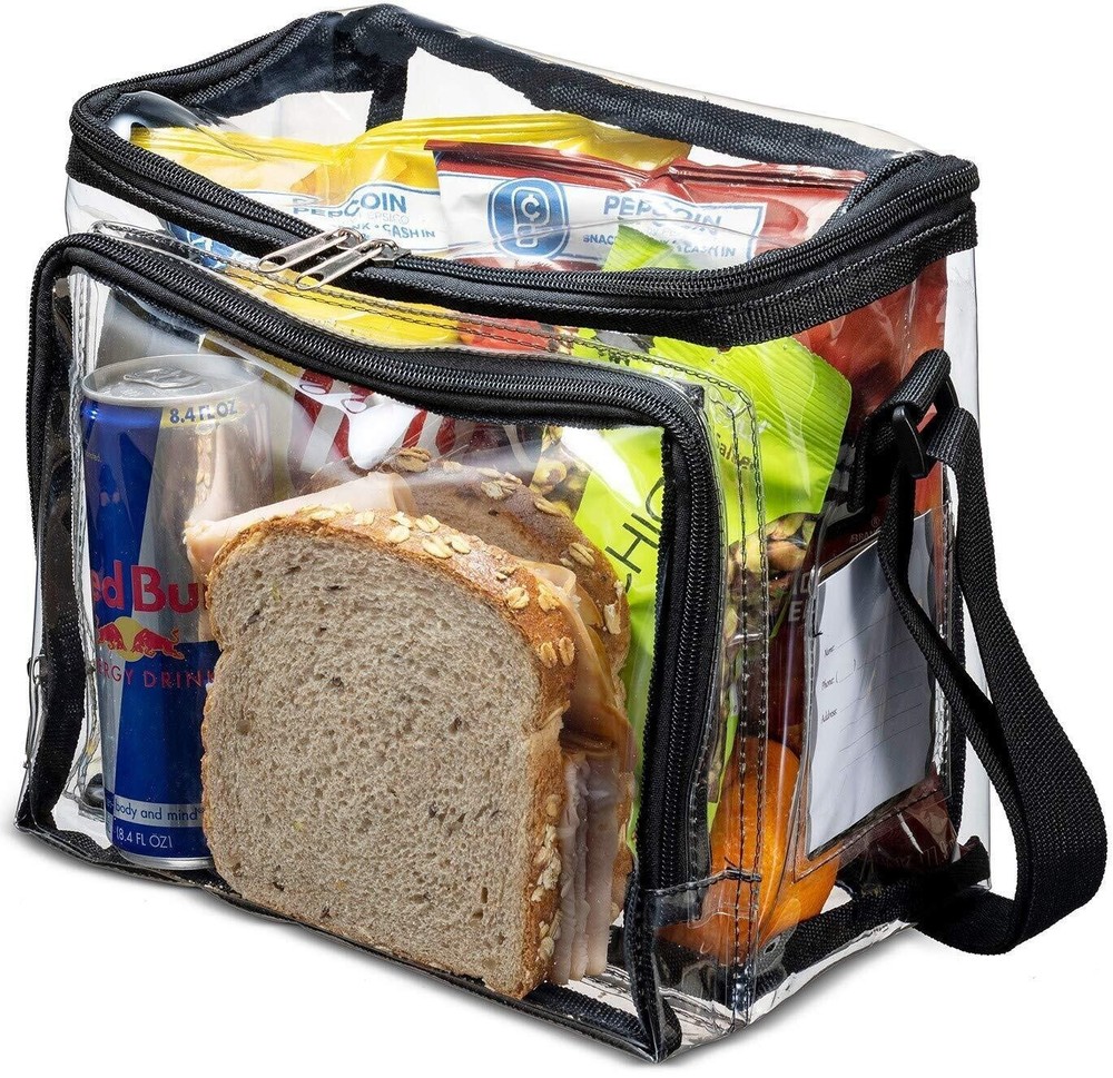 Stadium Approved Clear Tote Bag with Adjustable Strap