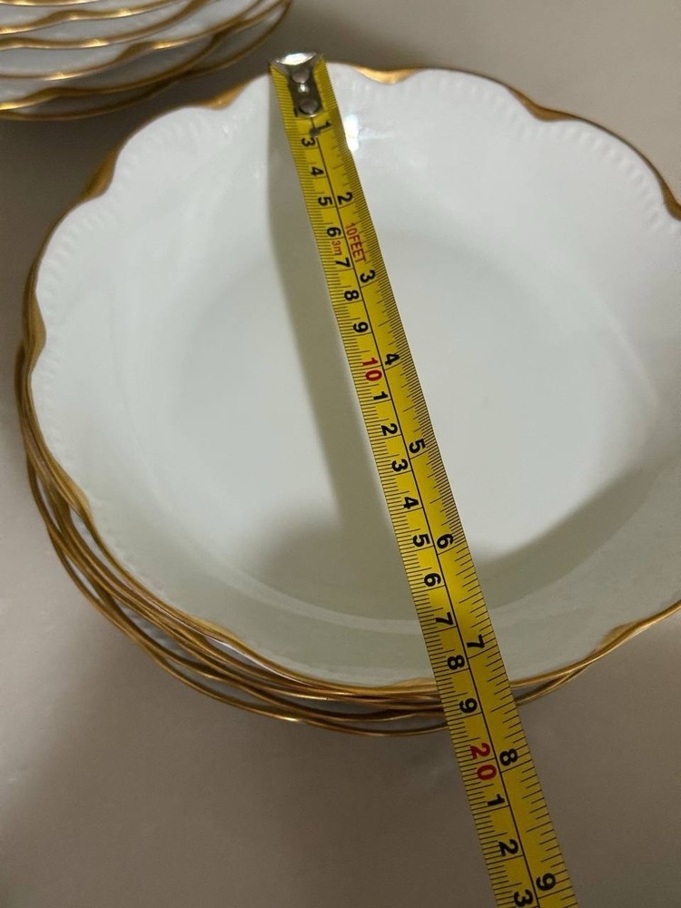 Rare Bavaria Tiara 75‑Piece Porcelain Dinnerware Set w/ FB Monogram