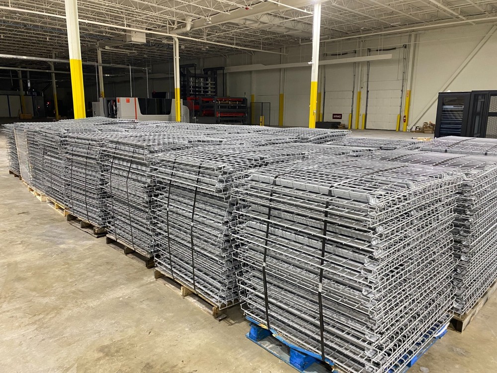 42" x 52" Waterfall Wire deck for pallet racking