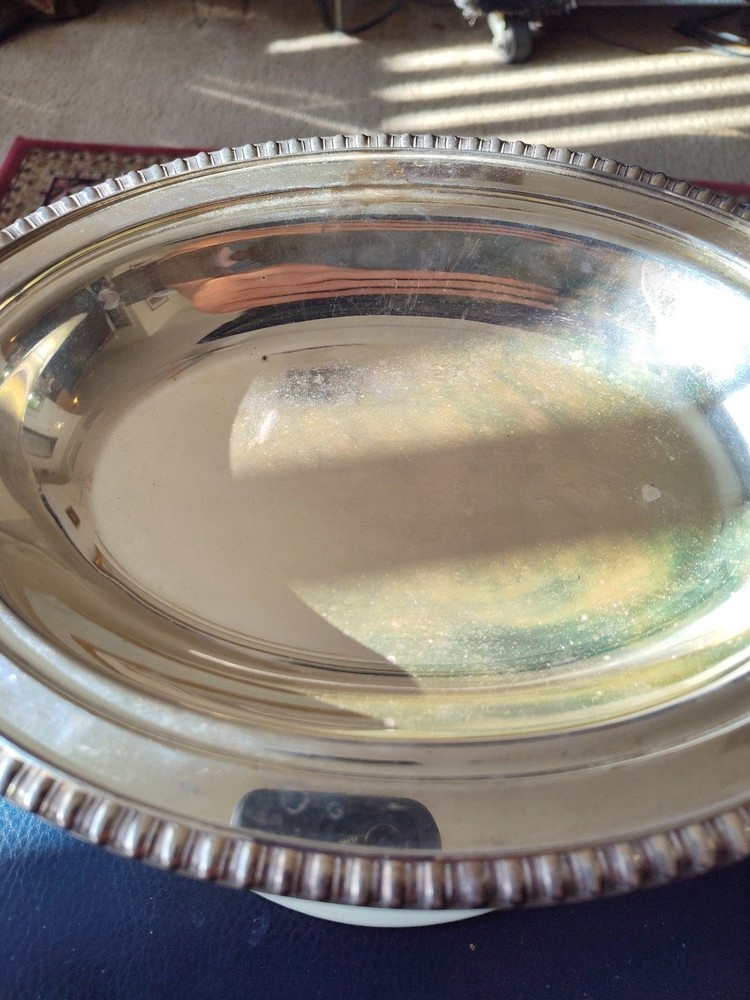 Silver plated dish