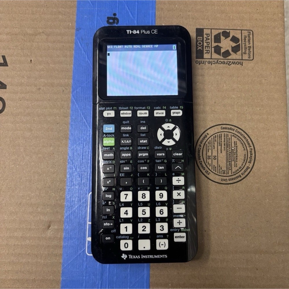 Texas Instruments TI-84 Plus CE Graphing Calculator Programmable LCD Display