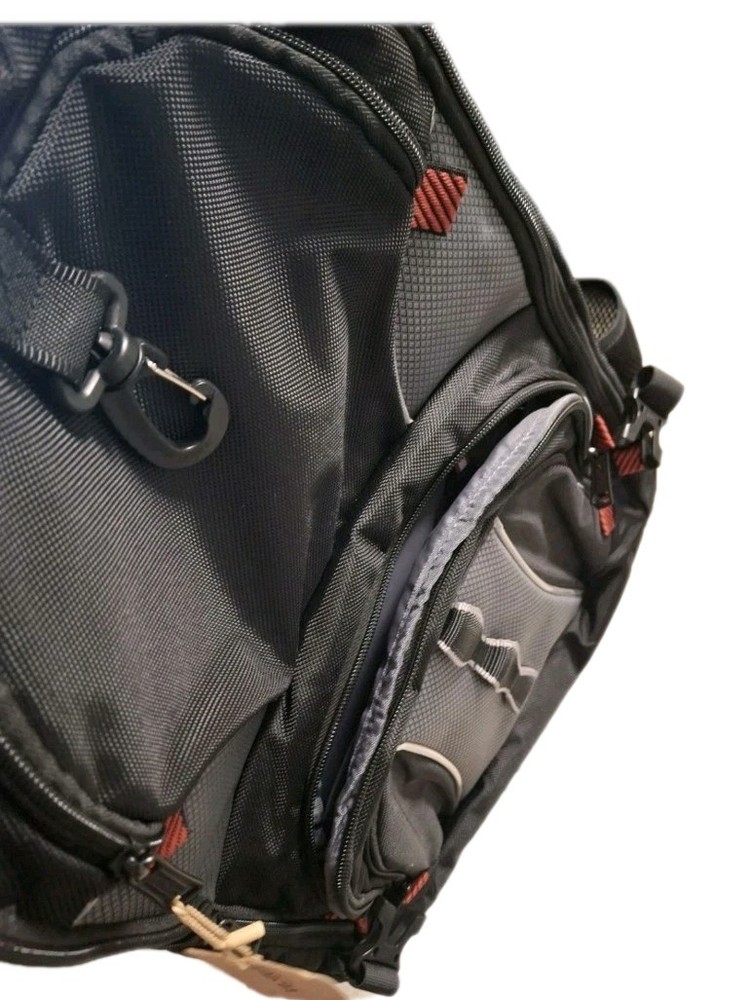 Yorepek Black/Gray Laptop Backpack 17" Padded Multiple Compartments