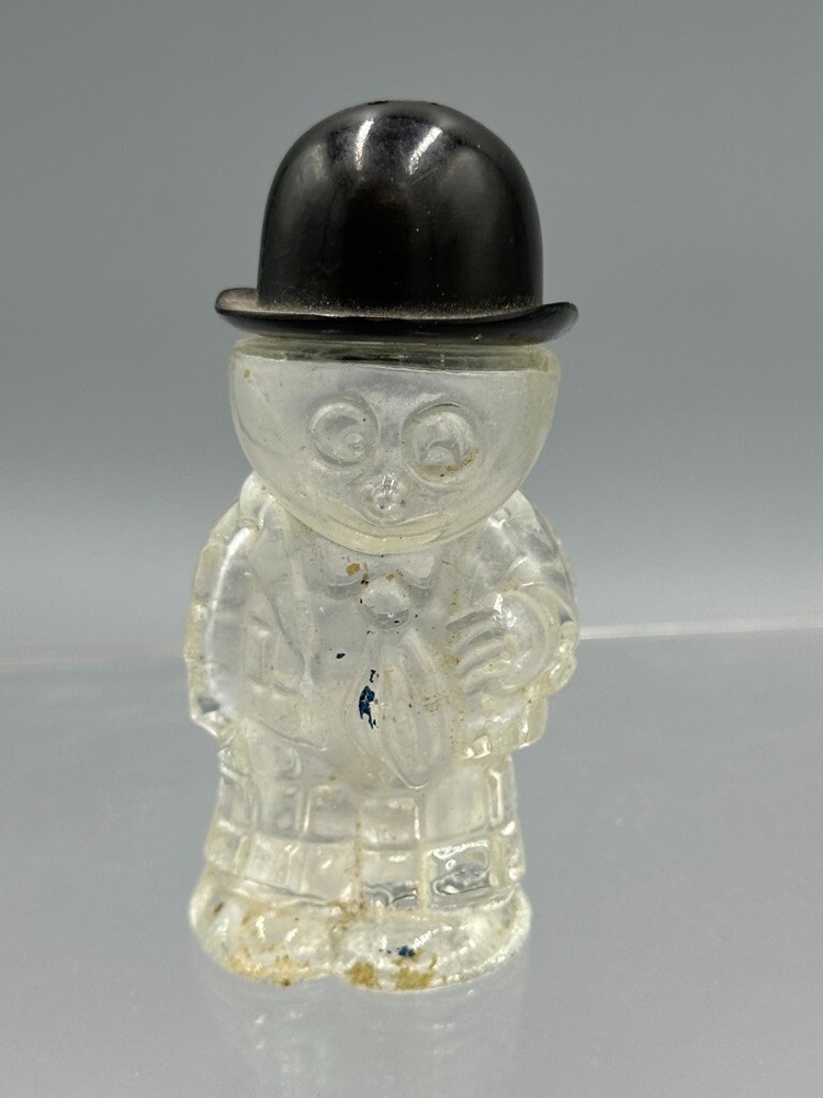 Vintage MOON MULLINS Glass Figural CANDY CONTAINER E&A 534 Shaker