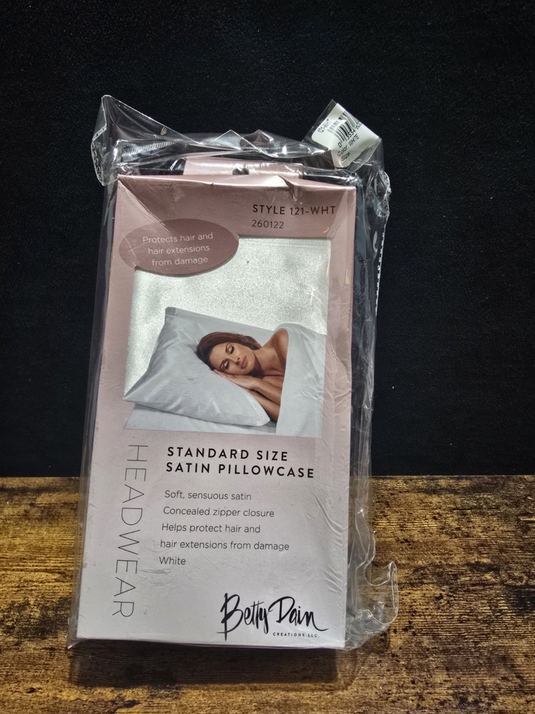 Betty Dain Satin Pillowcase Light Blue