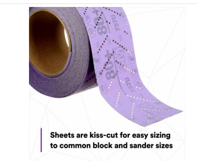 3M 34442 Cubitron Hookit Clean Sanding Sheet Rolls 737U
