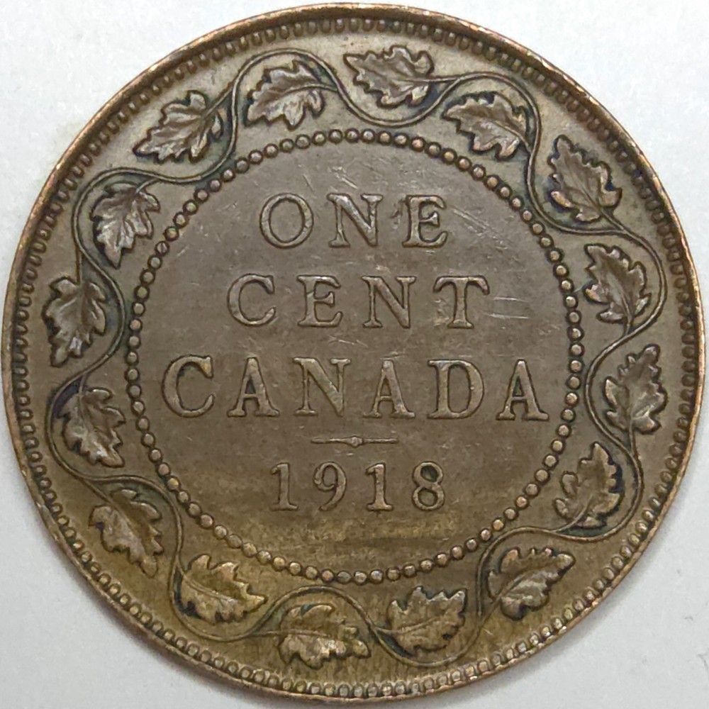 1918 Canada Large One Cent (Lot#2)