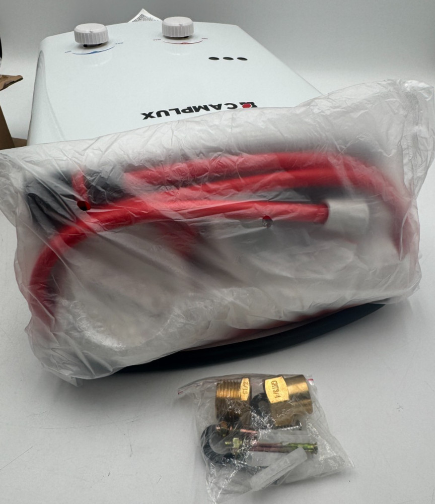 Camplux AY132 White Classic Tankless Instant Portable Propane Water Heater