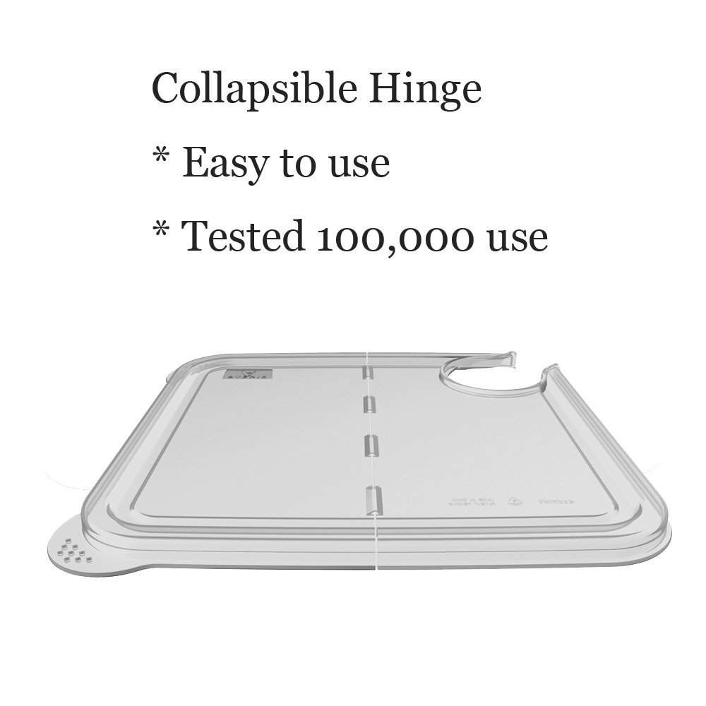 EVERIE Hinged Collapsible Sous Vide Container Lid Compatible with Anova Culin
